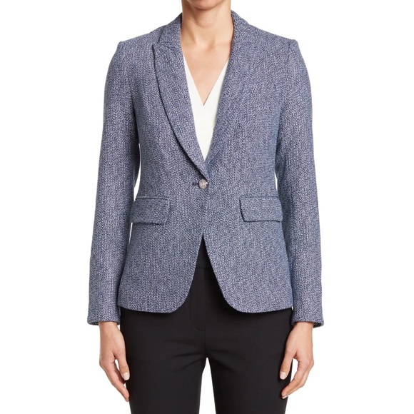 NWT Veronica Beard Navy Cutaway Blazer - Picture 3 of 12
